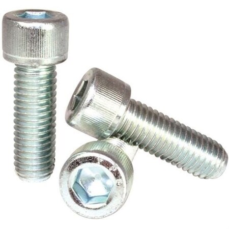 Newport Fasteners 3/8"-16 Socket Head Cap Screw, Standard, Zinc Plated Alloy Steel, 1/2 in Length, 750 PK 872107-750